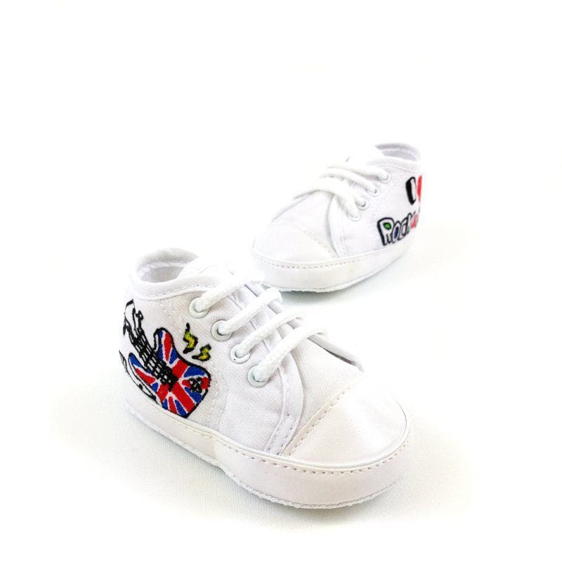 I Love Rock & Roll Baby Shoes
