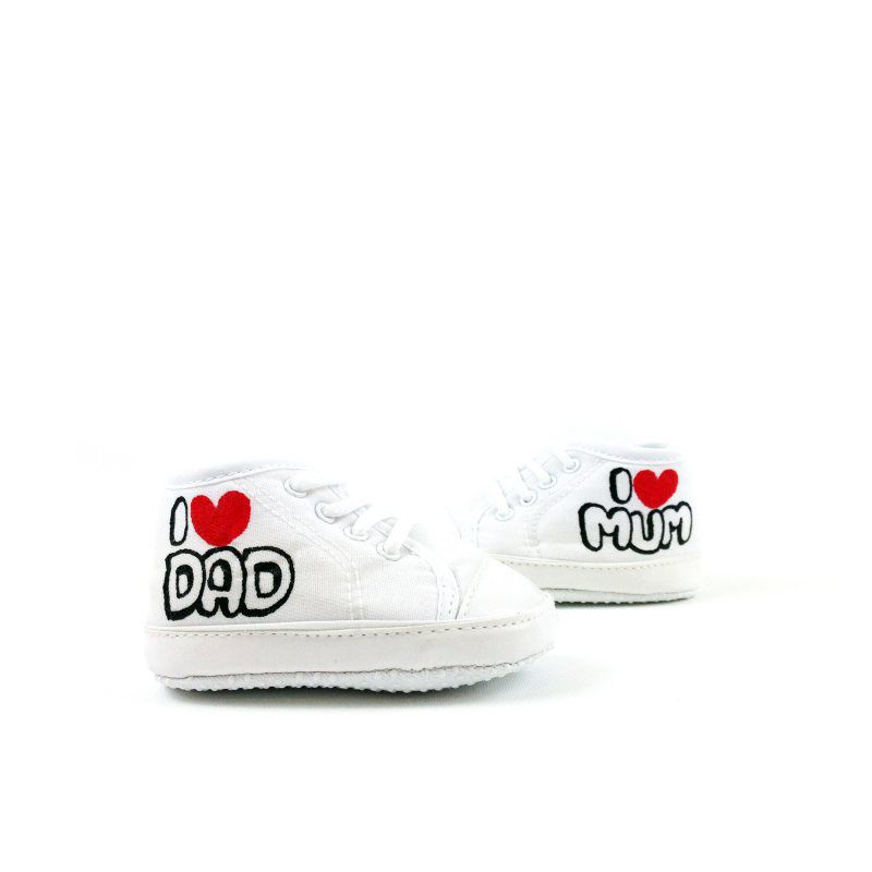 I Love Mum & Dad Baby Shoes