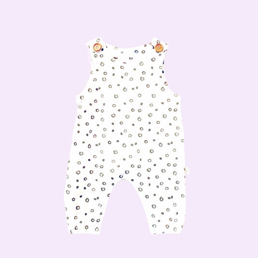 Raindrop Dungarees with One Button