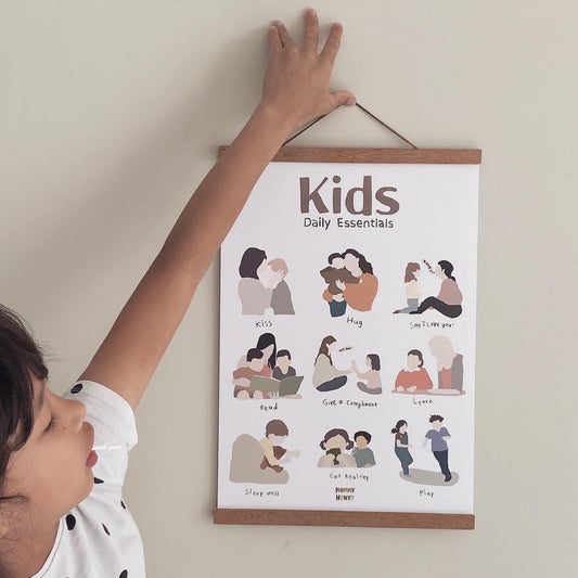Kids Daily Essentials Poster