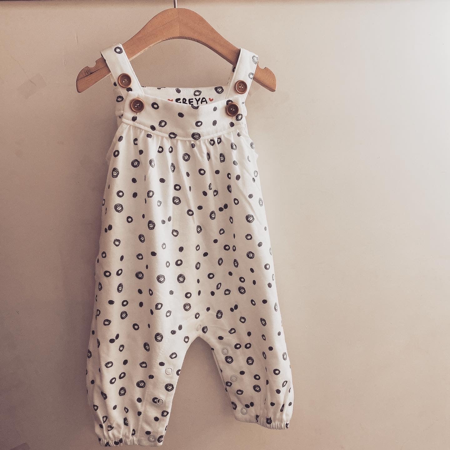 Raindrop Dungarees with Two Button